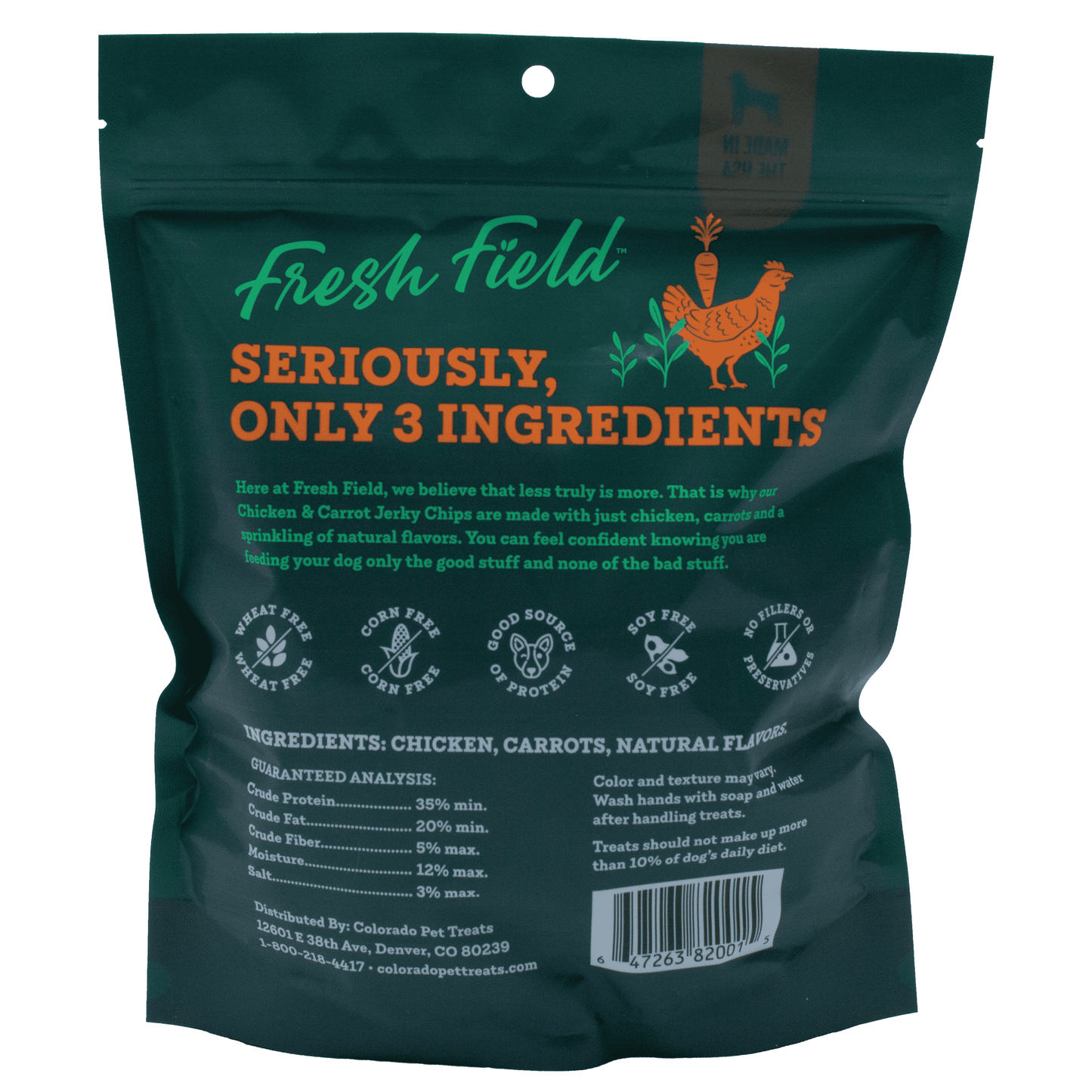 Fresh Field Chicken & Carrot Bundle With Cozy Campfire Toy