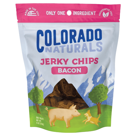 Colorado Naturals Bacon Jerky Chip Dog Treats