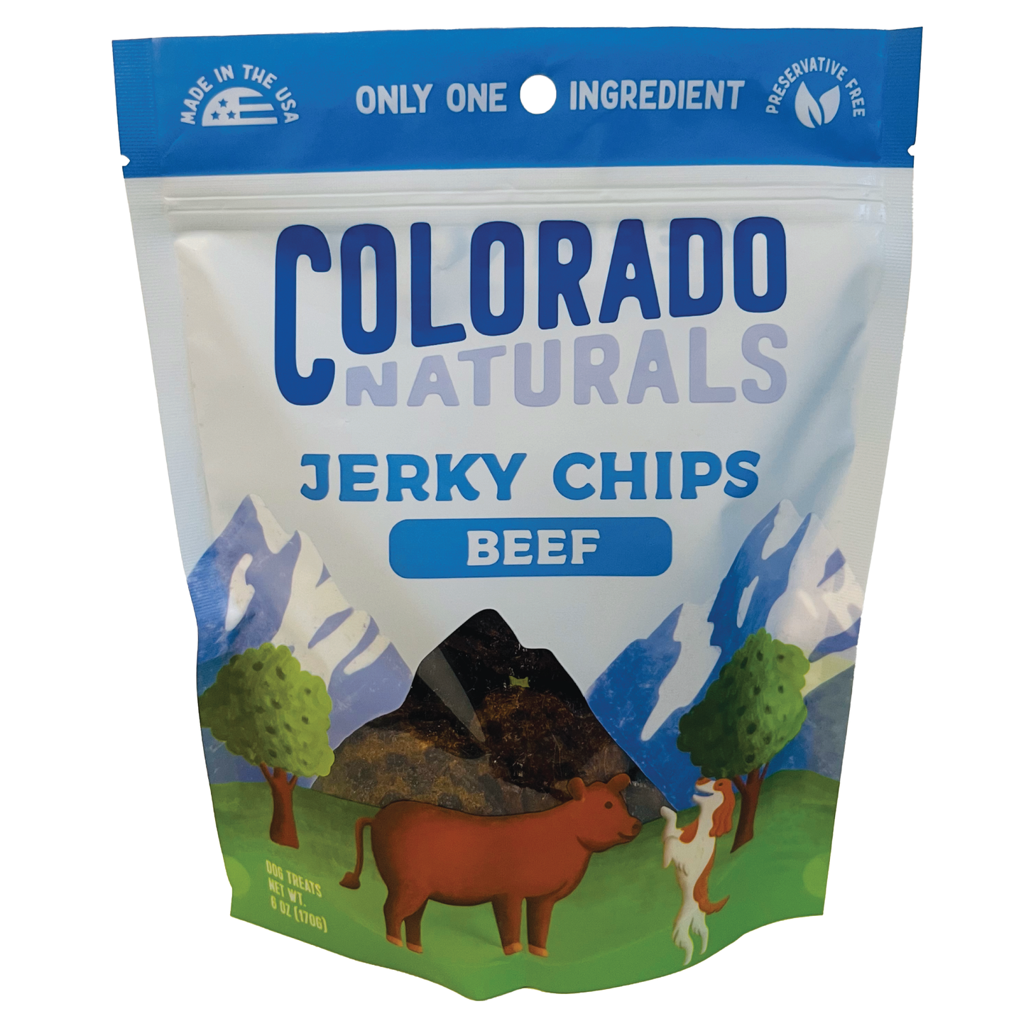Colorado Naturals Beef Jerky Chip Dog Treats