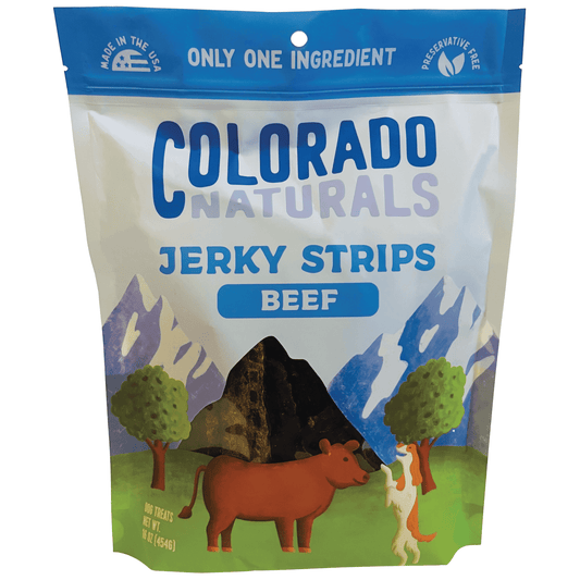 Colorado Naturals Beef Jerky Strip Dog Treats