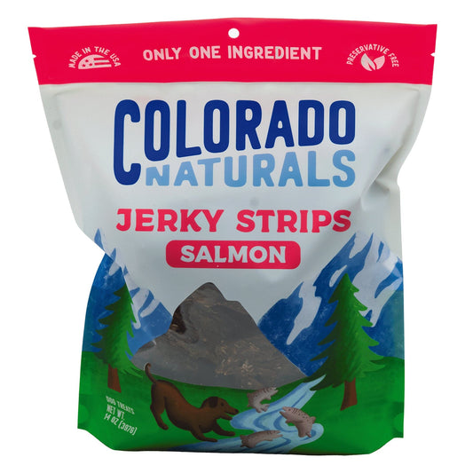 Colorado Naturals Salmon Jerky Strip Dog Treats