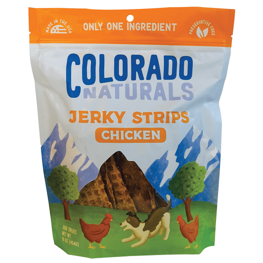 Colorado Naturals Chicken Jerky Strip Dog Treats