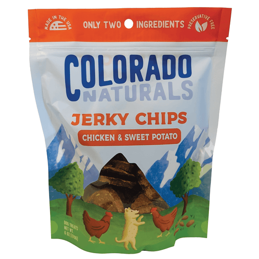 Colorado Naturals Chicken and Sweet Potato Jerky Chip Dog Treats