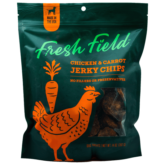 Fresh Field Chicken & Carrot Jerky Chips Dog Treats
