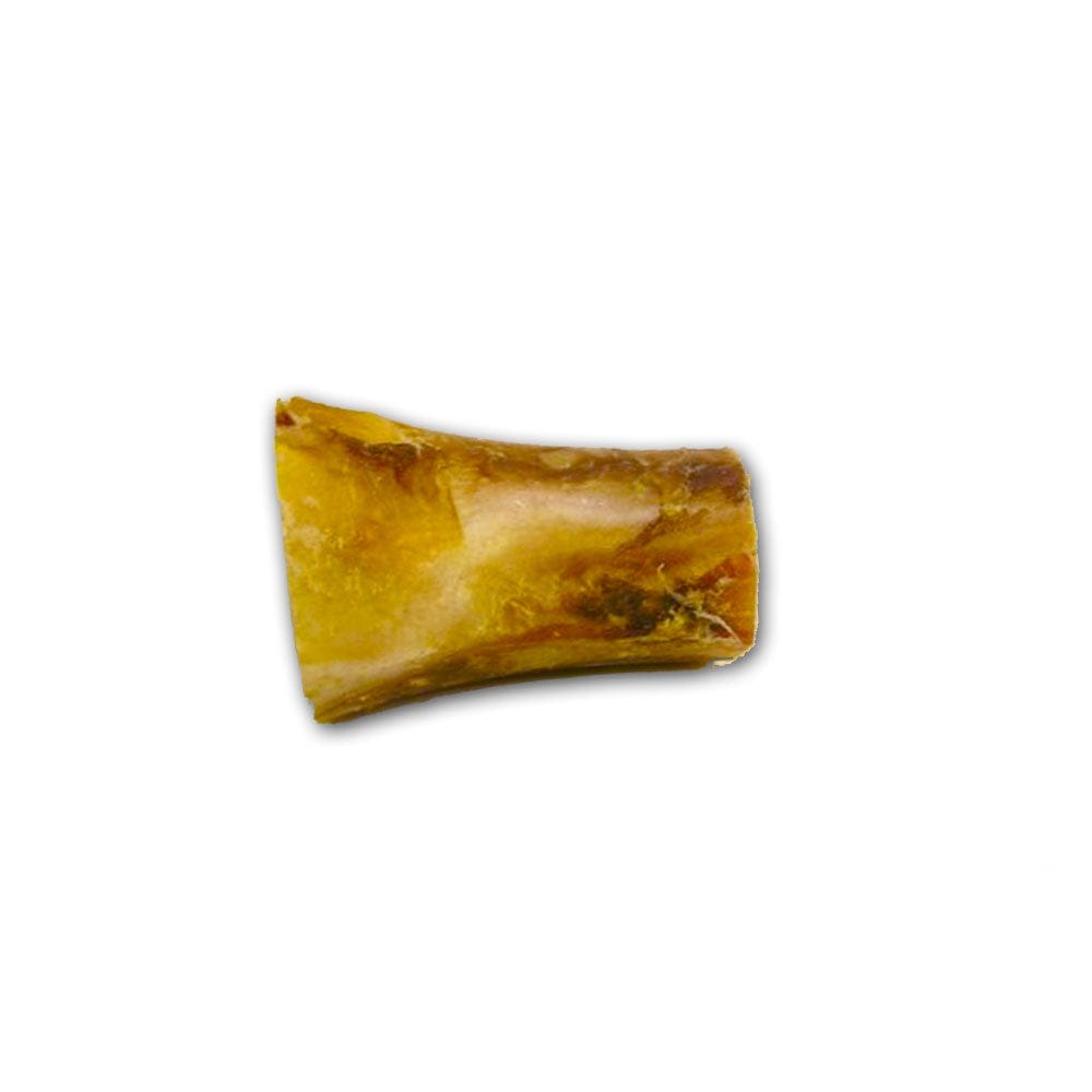A photo of an unpackaged Small Shank Beef Femur Bone Dog Treat from Colorado Pet Treats by Colorado Naturals. Colorado Pet Treats - All-Natural, All-American Dog Jerky, Jerky Chips, and Bones - Treat your furry friend to our delicious and healthy pet treats made with only the finest ingredients sourced in the USA. All-American bones made with natural ingredients sourced in Colorado to provide your dog with a tasty and long-lasting chew.